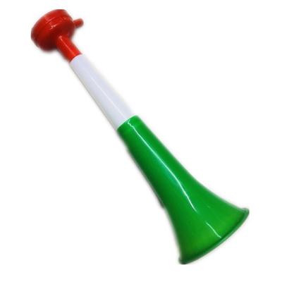 China Two-piece cheering trumpet 37cm football soccer wuvuzela horn cheering loud sound maker fans horn fan horn for sports game fans for sale