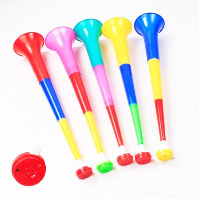 China Loud Sound Maker Fans Horn Three Section Horn Three Section Trumpet 60cm Cheering Football Soccer Wuvuzela Horn For Sports Game Fans for sale