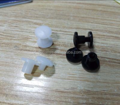 China POM Plastic Screw Post Binders Plastic Clip For Book for sale