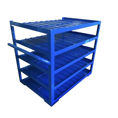 China Industry 4 Wheels Rack Trolley Shelves For Industrial Hand Trolley Wheels Sheet Metal Fabrication Powder Coated Customized Dimension for sale