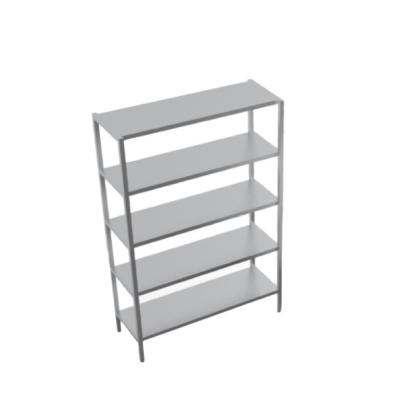 China Indoor Custom Storage Stainless Steel Storage Rack Shelf for sale