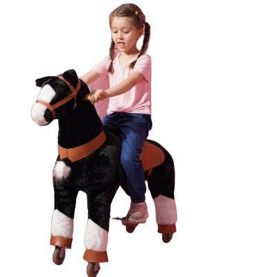 China Ride On Toy Ponyfunny New Plush Riding Horse Toys Style Scooter Baby Walker Ride On Toy Pony Horse for sale