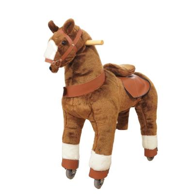 China Ride On Toy Ponyfunny Newcomer Mid Walking Ride On Toy Pony Riding Horse Ride On Powerful Toy Horse Wheels for sale