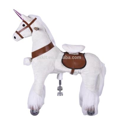 China Plush Ponyfunny Riding Toy Pony Cycle Ride On Pony Horse Rider Cartoon Scooter Ride My Horse Kids Bump for sale