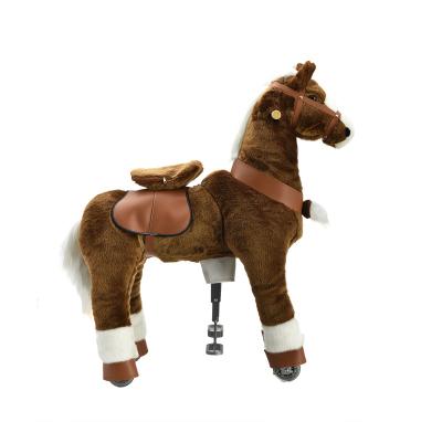 China Mechanical Plush Ponyfunny Toys Unicorn Playground Horses Ride On Motorized Horse for sale