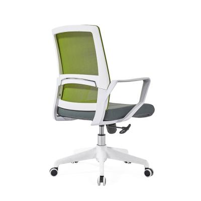 China Modern Adjustable Back Mesh Office Swivel Chair Ergonomic Office Building Office Furniture (Height) PP Fiberglass for sale