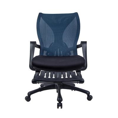 China Black Mesh Office Chair Mechanism 4D Mechanism Armchair Set Back Ergonomic Lobby Chair (Height) Adjustable for sale