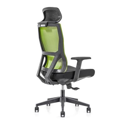 China (Height)Adjustable Staff Dorms Support Computer Chair New High Style Mesh Office Swivel Chair Mesh Back Office Chair for sale