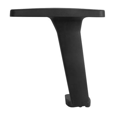 China Hot Sale Modern Furniture Office Accessories Chair Armrest Parts Fixed PU Material Armrest for sale