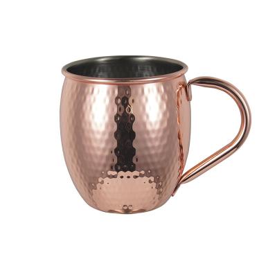 China Hot sale Mascow food grade stainless steel cup beer mlik cocktail viable mental coffee mug 400-500ml for sale