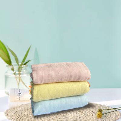 China PORTABLE Wholesales Eco-friendly Cotton 100% Organic Muslin Wrap Baby Blankets for sale