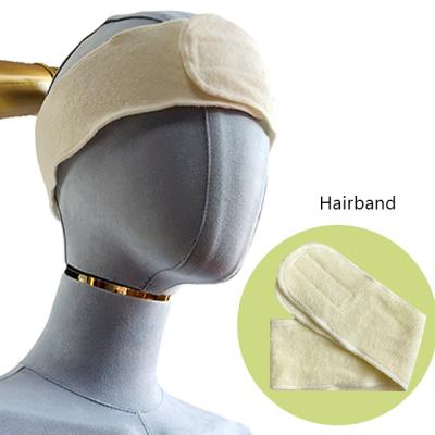 China OEM Adjustable Beauty Blindfold Straps Non-Slip Private Salon Magic Blindfold Adjustable Stretch And Towel Washable Bamboo Blindfold for sale