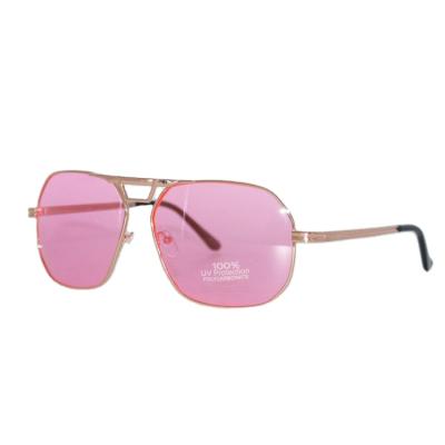 China Italy Fashion Eyewear Metal Sun Glasses Polycarbonate Sunglasses Fashion Sun Glasses Floor Lens for sale