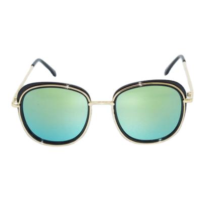 China Fashion sunglasses 2022 noise seller blue metal frame mirror sunglasses branded sunglasses china factory for sale