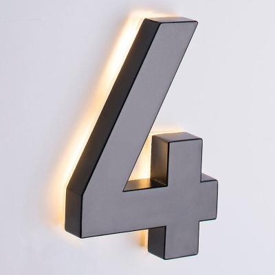 China Buildings Best Sell 3D Name Sign Letter Acrylic Led Backlit Light Box Wall Logo Sign Backlit Letter Light 3D for sale