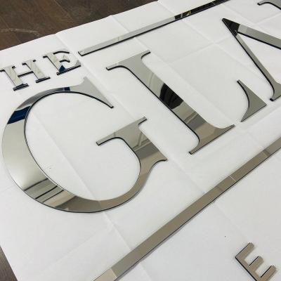 China Wall Words Letter Buildings Metal Letters Stainless Steel Aluminum Frames For Office Building Or Business Store Sign for sale