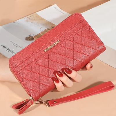 China Fashion Long Women's Wallet Female Clips Purse Purse Purse Card Holders Purse Purse Purse Purses Purse Cards Bag PU Leather Female Clutch Purse PU Leather Bag for sale