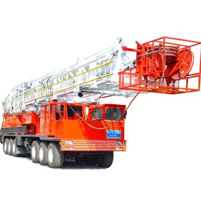 China energy & Smart Mining RG Petro API Standard Oil Field Truck Mounted Workover Rig XJ120 for sale