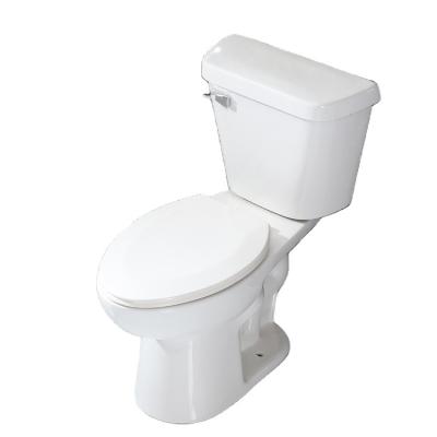 China Cheap Ceramic Two Piece Bathroom Commode Toilet Automatic Operation Price Commercial Toilet For Hotel for sale