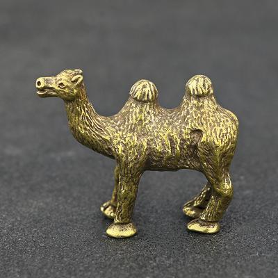 China China Best Sale CA039 Creative Handmade Pure Copper Camel Ornament Gift Hope Star Retro Small Bearing Solid Brass Crafts for sale