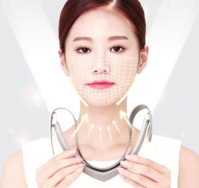 China Face Lift Vibration Massager Slimming LED Lights Infrared V Face Shaping Face Lift Beauty Light Facial Instrument for sale