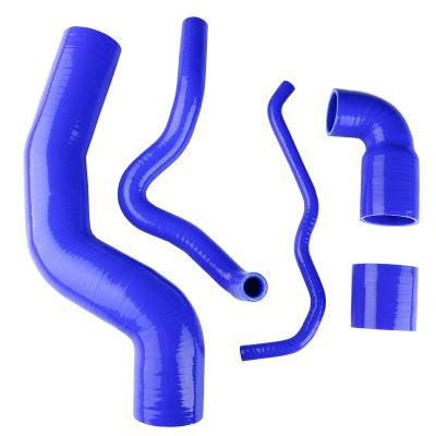 China UPPER SILICONE AND NYLON Car Silicone Intake Boost Hose Fit For MARK IV MK4 PQ34 1.8T Intercooler Hose Kit for sale