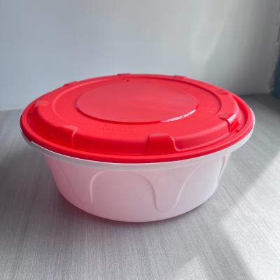 China Round Plastic Box with Attached Lid Shipping Cost Estimated Delivery Time Estimate for sale