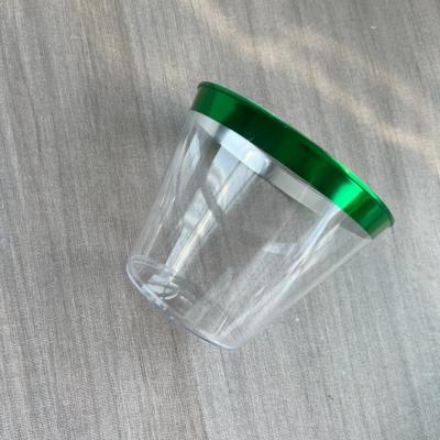 Chine Coupe d'eau en plastique de couleur transparente personnalisée pour le désert Capacité 12 oz/16 oz/20 oz/24 oz à vendre