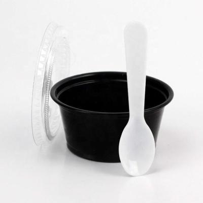 China US 0.75 2oz Disposable Portion Sauce Souffle Cup Plastic Deli Salad Dressing Sauce Cup for sale