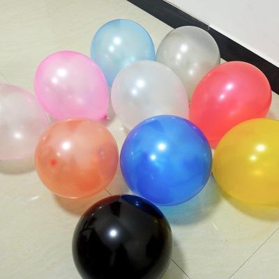 China 12 Inch Latex Balloons in Pearl Metallic Round Shape for Party and Event Decoration for sale