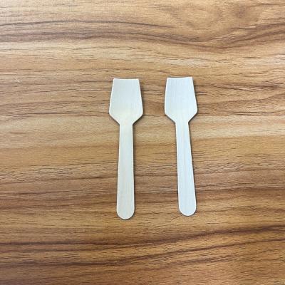 China Biodegradable Customized Bulk Birch Wood Spoon Disposable Wooden Spoons with Logo for sale