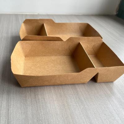 China Find the Best Deal on Custom Logo Disposable Salad Kraft Paper Box with Shipping Cost for sale