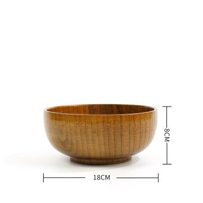 China Eco-Friendly Wooden Bowl The Eco-Friendly Alternative for Natural Food Grade Tableware for sale