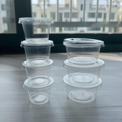 中国 一回用 ソース 容器 0.75〜5.5オンス プラスチック ソース カップ 完全 支払い 販売のため