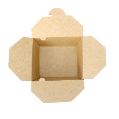 China 17.2*14*6.5CM Caixa de hambúrguer de papel Kraft para queijo à venda