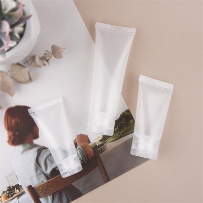 China Colorful 30ml 50ml 100ml 200ml Empty Plastic Hand Cream Lotion Shampoo Facial Cleanser Squeeze Tube with Flip Lid for sale