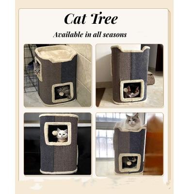 China Pet Supplies Cat Toy and Cat Tree with Cat Tunnel 15.000kg Package Gross Weight for sale