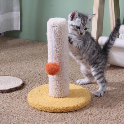 China Gato simple rascador árbol de gato no eléctrico Sisal animal de compañía rascador gato lindo árbol de juguete en venta