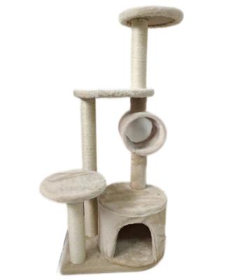 China OEM Multi-Layer Cat Tree with Sisal Scratching Post and Jumping Platform for sale