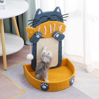 China Customized Durable Cat Scratcher with Cartoon Image Initial Payment for sale