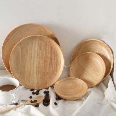 China Bamboo Wood Eco-Friendly Customized Dinner Plate Can Be Engraved Customized Request for sale