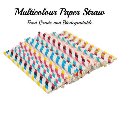 China Food-Contacting Grade Colourful Paper Straw for Drinking Package Gross Weight 5.500kg for sale