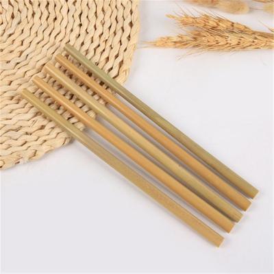 China US Bamboo Straw Custom Logo Biodegradable Organic Natural Boba Tea Reusable Drinking for sale