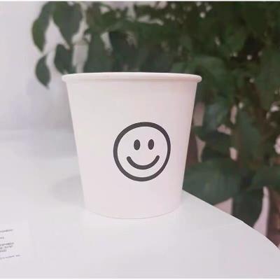 China Personalized Printing Disposable Paper Cup Customized Color Full Payment Without Lid for sale