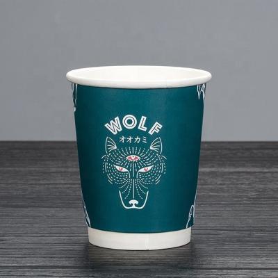 China Disposable Eco Friendly Coffee Paper Cups Hot Cup Environmentally Friendly Packaging for sale