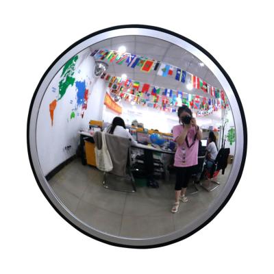 China Indoor Plastic Cap Road Safety Concave And Convex Mirror , Round PC Wide Angle Convex Mirror for sale