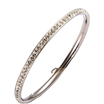 China TRENDY Stainless Steel Jewelry Charm Bangle Bracelet For Women for sale