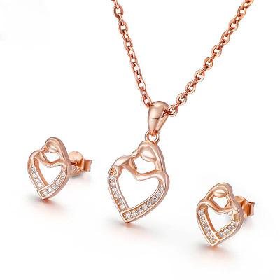 China Romantic Fashionable Design Jewelry Sets Brass Necklace for sale