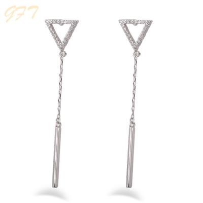 China Fashion Trendy New Design 925 Sterling Silver Jewelry Earrings Women for sale