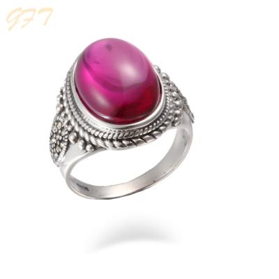 China 925 different types sterling silver high quality silver stones rings for sale